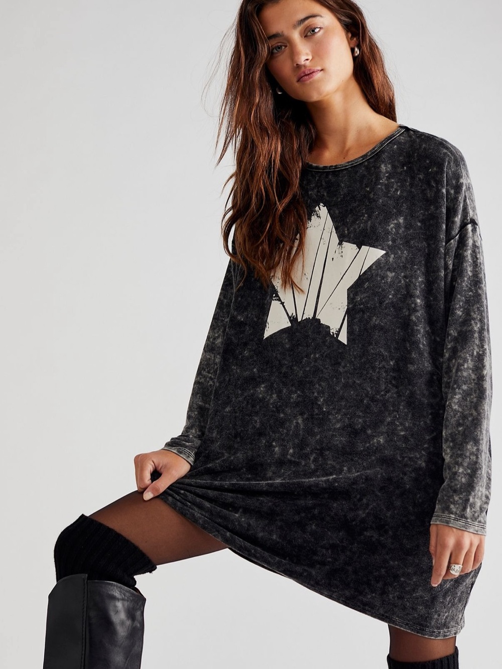 Free People - Star T Shirt Dress - Picture 3 of 11